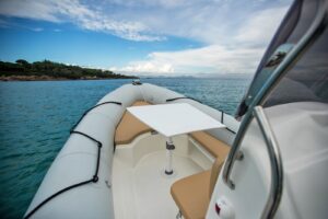 Bombard Sunrider 550 Strongan felfújható csónak világos szürke / kavicsos kiegészítőkkel. - Image 5