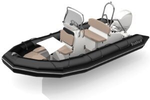 Bombard Sunrider 500 Strongan felfújható csónak fekete / kavicsos - Image 3