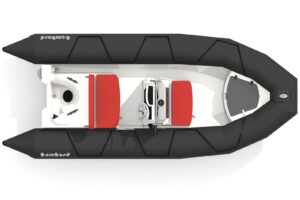 Bombard Sunrider 500 Strongan felfújható csónak fekete / Tűz - Image 4