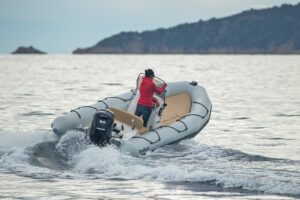 Bombard Sunrider 550 Strongan felfújható csónak világos szürke / kavicsos kiegészítőkkel. - Image 7