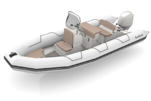 Bombard Sunrider 650 NEO felfújható csónak világos szürke / kavicsos - Image 4