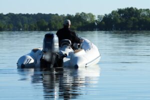 Zodiac Yachtline 400 DL Strongan felfújható csónak - világos szürke - Image 4