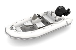 Zodiac Yachtline 400 DL NEO felfújható csónak - világos szürke - Image 3