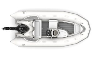 Zodiac Yachtline 400 DL NEO felfújható csónak - világos szürke - Image 4