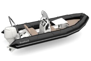 Bombard Sunrider 550 Strongan felfújható csónak, rozsdamentes, fekete / kavicsos - Image 3