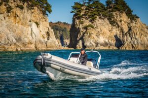 Gladiator Rib 470 AL felfújható csónak alumínium padlóval és konzol nélkül - szürke - Image 3