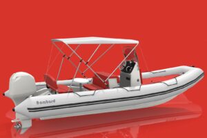 Bombard Sunrider 700 NEO felfújható csónak világos szürke / tűzszínű - Image 6