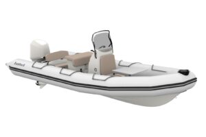 Bombard Sunrider 650 Strongan felfújható csónak világos szürke / kavicsos kiegészítőkkel. - Image 3