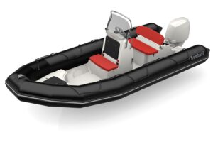 Bombard Sunrider 550 Strongan felfújható csónak fekete / tűz - Image 5