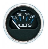 FARIA fekete számlap rozsdamentes acél keretben