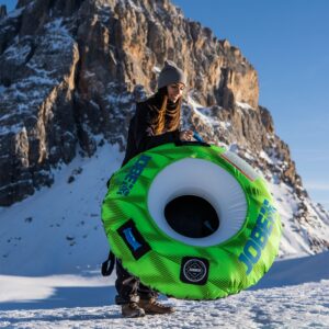 JOBE SNOWSLSON TOWABLE 1P felfújható hó fánk - funtube, zöld - Image 7
