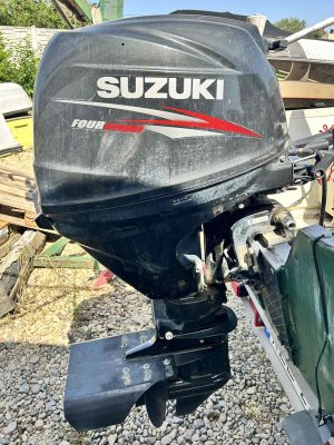 QUICKSILVER horgászcsónak SUZUKI DF 25 motorral, MotorGuide villanymotorral és utánfutóval - Image 8