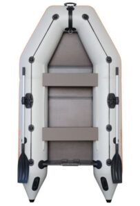 Kolibri KM-245 D felfújható csónak szürke, felfújható gerinc, tömör padló