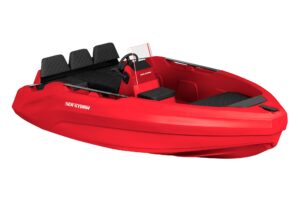 SEA STORM 14 HDPE Extra tartós műanyag csónak piros – 427 cm - Image 3