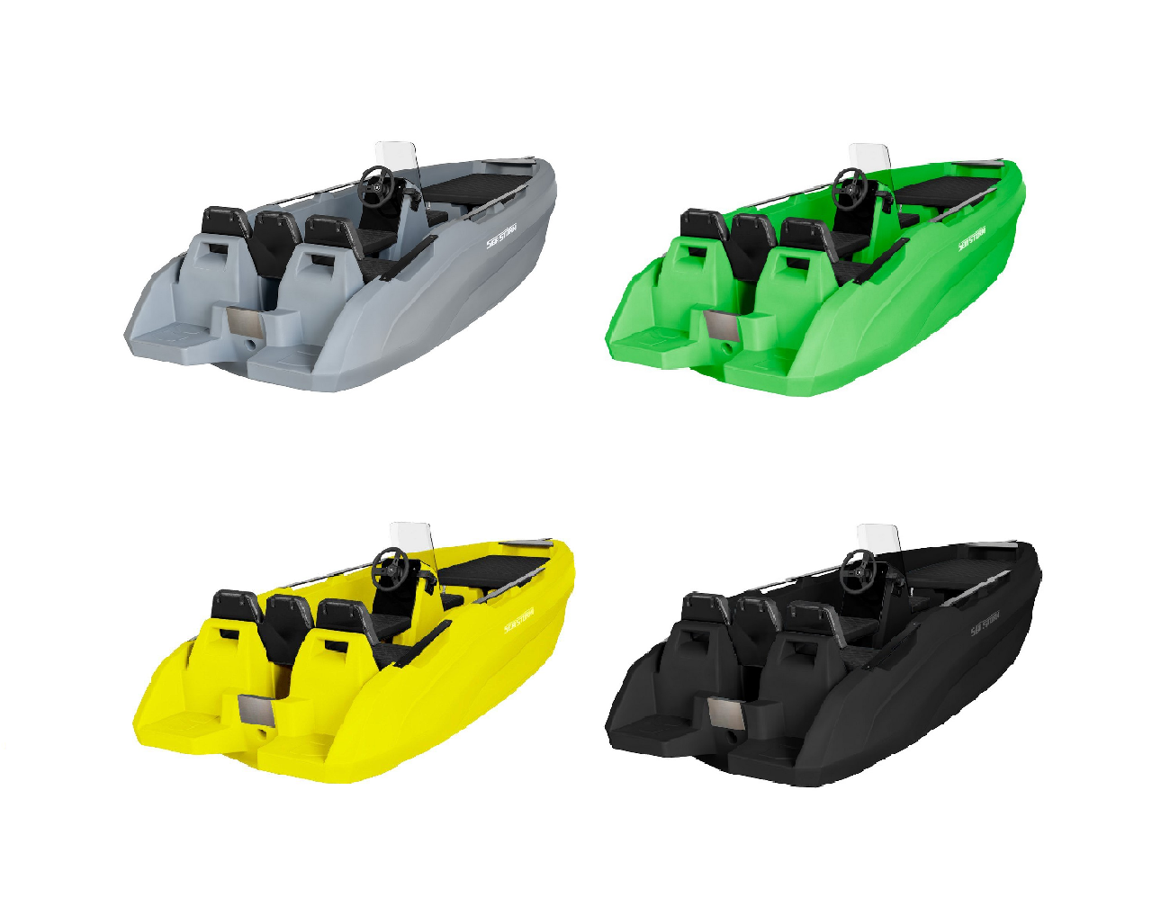 SEASTORM műanyag csónakok