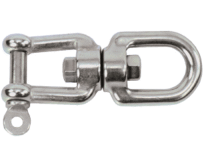 AQUINOX Rozsdamentes acél forgókapocs, négyszögletes ív - 8 mm - Image 1