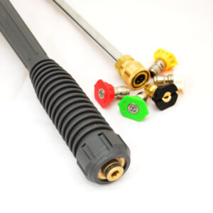 Szett: magasnyomású pisztoly, toldócső, fúvókák és tömlő - Image 11