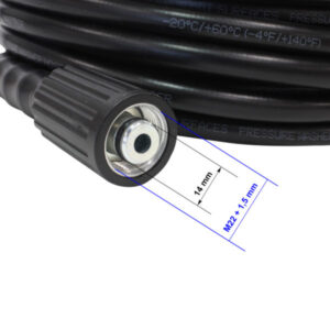 Szett: magasnyomású pisztoly, toldócső, fúvókák és tömlő - Image 8