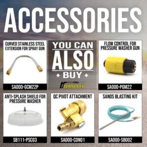 Gaspper GP3300XM benzinmotoros nagynyomású mosó, Briggs & Stratton XR950, 6,3 LE, 220 bar / 3 200 PSI - Image 8