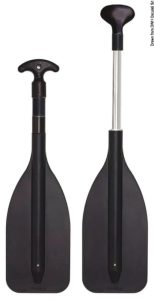 Mini teleszkópos evező 70 - 120 cm - fekete