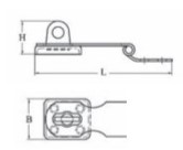 AQUINOX rozsdamentes acél zsanér