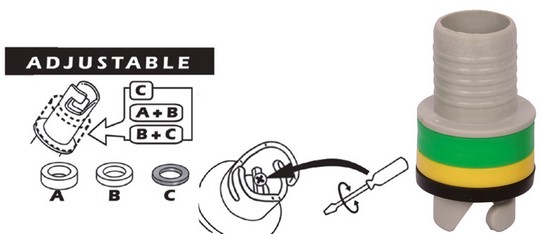 Illusztrációs rajz a BRAVO SP138 bajonett adapter beszereléséhez