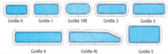 Lewmar Standard ablak