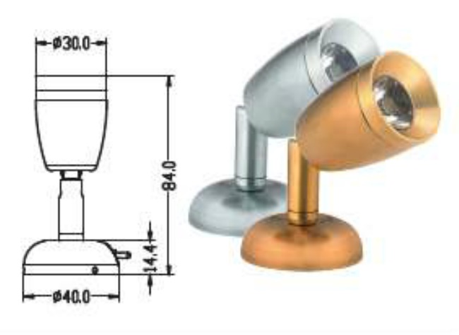 Mini LED olvasólámpa