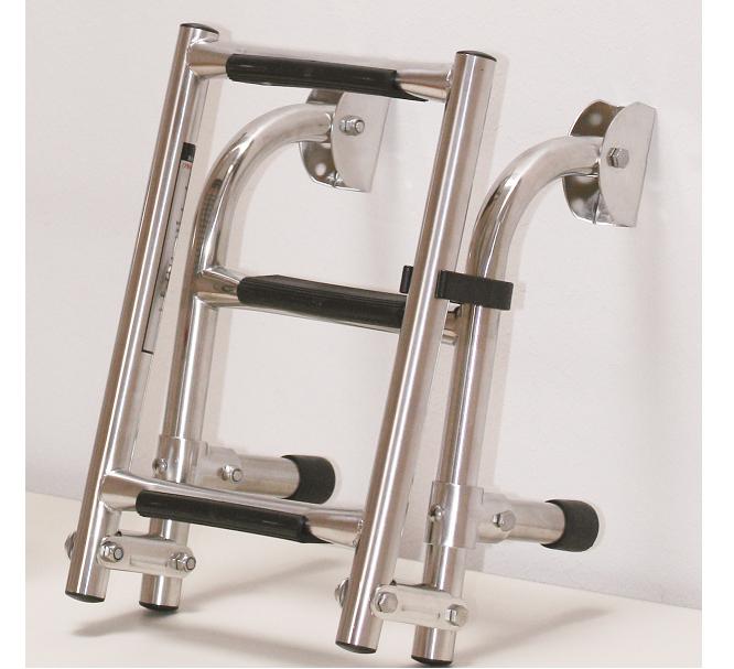 Nirosta összecsukható létra