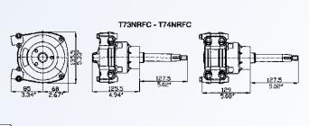 Forgókormánymű T73NRFC