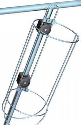 NAWA držiak fendrového koša na zábradlie 25 mm