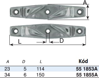 AISI 304 összekötő rúd
